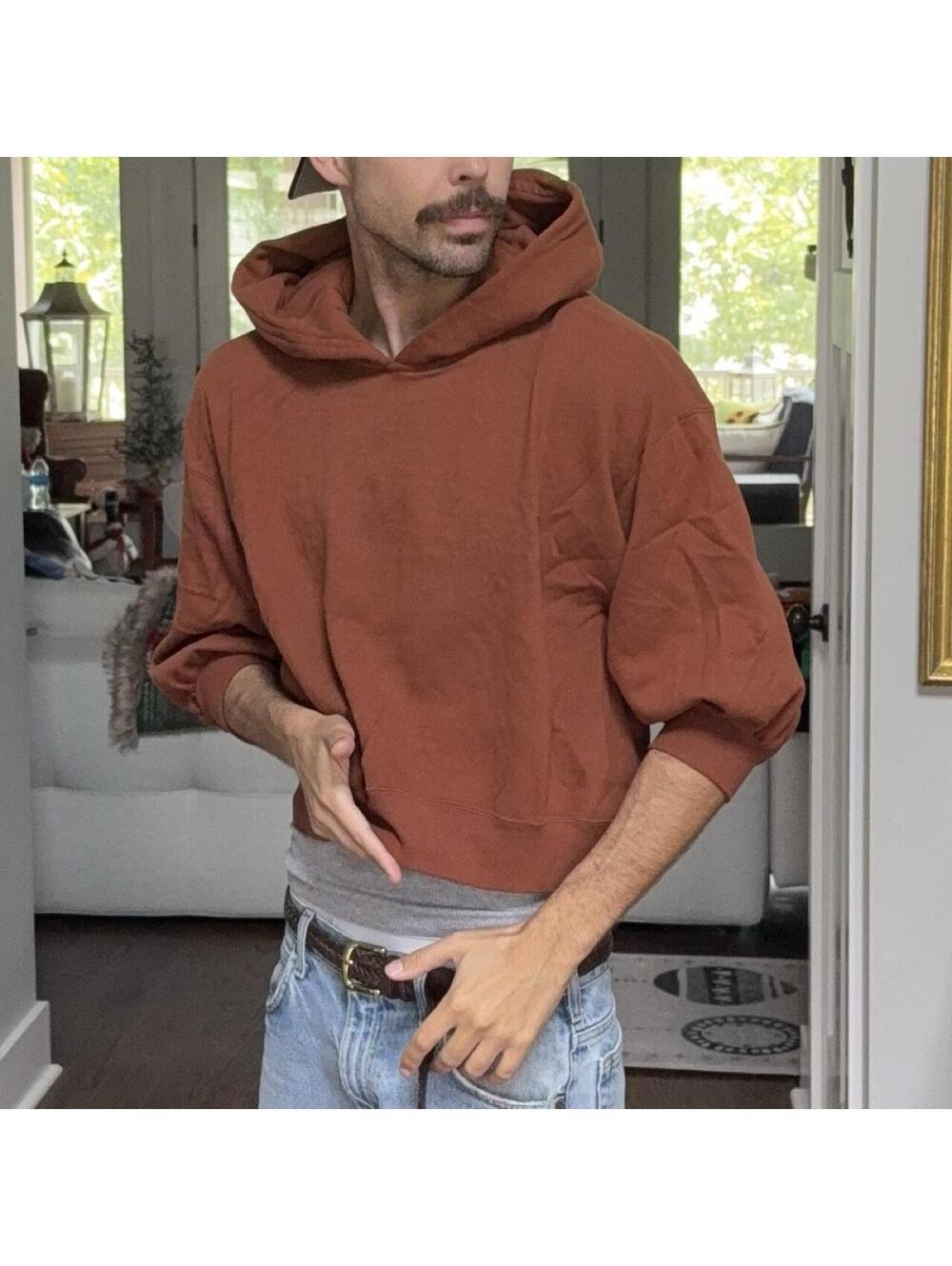 🤎☁️ Abercrombie & Fitch Soft A&F Cropped Hoodie | Women’s M